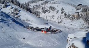 На Попова Шапка -6 степени и 97 сантиметри снег