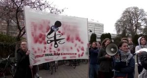Голем протест во Шведска, Израел не посакуван на евровизија , меѓу демонстрантите и Грета Тунберг