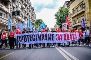 ФОТО галерија: Работниците со протест го одбележаа меѓународниот ден на трудот