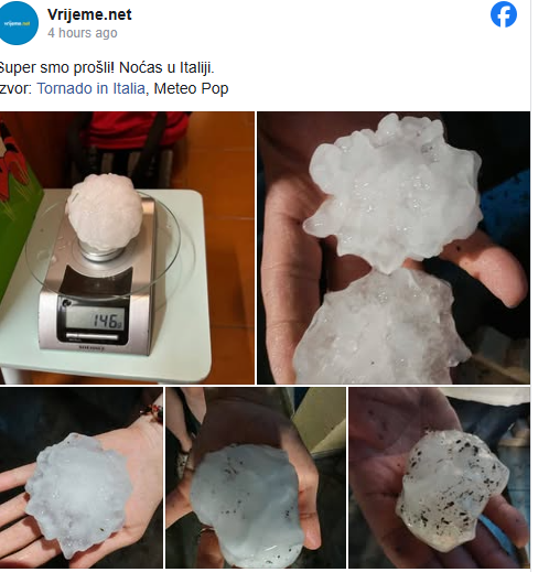 Невреме во Хрватска