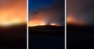 Прогласена вонредна состојба во Чучер Сандево- нов пожар кај село Кучевиште во близина на куќи