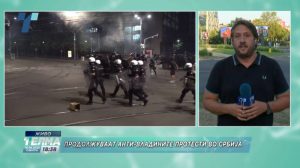 Телма во Белград: Граѓаните поделени за насилството на протестите, дел ја обвинуваат власта и полицијата а дел демонстрантите