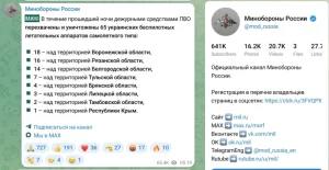 Русија соопшти дека соборила 65 украински дронови, Зеленски повикува Трамп да стави крај на војната