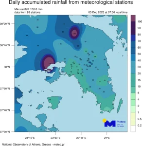 Невремето „Бајрон“ ги затвори училиштата во Атина