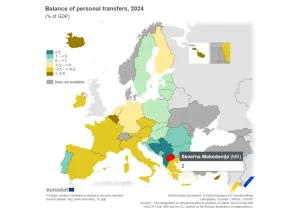 Дијаспората лани испратила во земјава 310 милиони евра