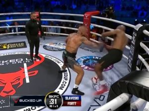 Гого Славески го нокаутираше ривалот во првата рунда во БКФЦ (ВИДЕО)