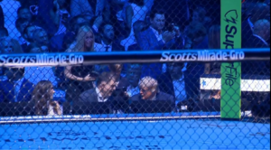 Трамп домаќин на борбите на UFC