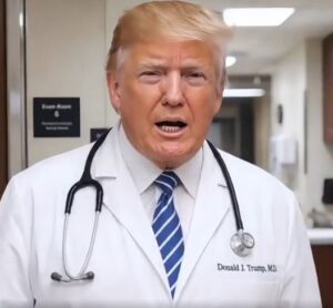 Доктор Трамп објави видео како ги лекува сите критичари